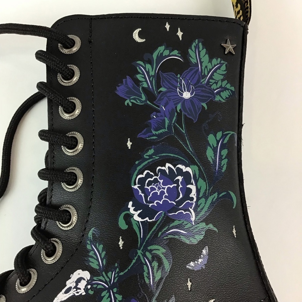 NWT Dr Martens 1490 Mystic Floral Leather Mid Calf Boots | 5 - Picture 10 of 16